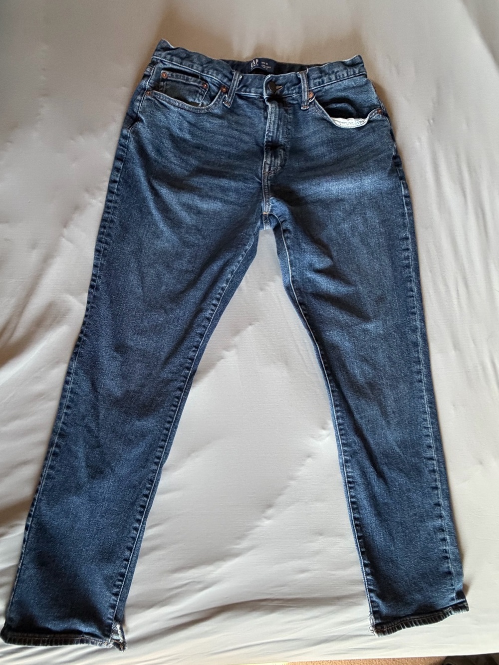 Men's Gap Dark Blue Straight Fit Jeans 32x32